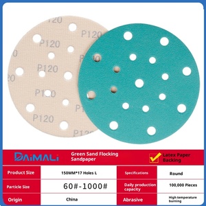 กระดาษทรายขนาด150มม. ขนาด40-800 6นิ้ว17รู - Product Image 6