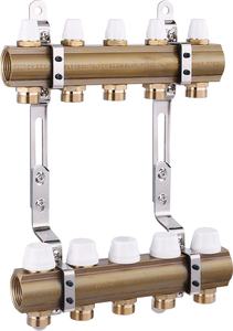 5 vie valvola domestico collettore di acqua idraulica in ottone attuatore elettrico collettore in ottone per il <span class=keywords><strong>riscaldamento</strong></span> <span class=keywords><strong>a</strong></span> <span class=keywords><strong>pavimento</strong></span> - Product Image 5