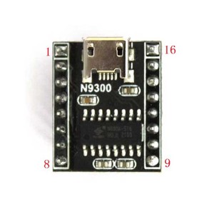 High Quality N9300 Series MP3 Module 16 Pin with <b>Stereo</b> DAC Output for Smart Lock MP3 Sound Module - Product Image 4