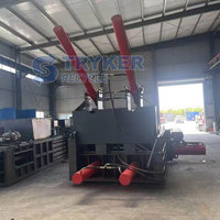 Machine de compactage et de pressage automatique PLC pour ferraille d'alliage, fil d'aluminium, fil d'acier, cuivre et canettes de bière, prête à l'expédition