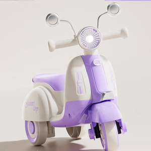 Trottinette électrique pour enfants Ganxi Toy, tricycle violet à 3 roues, pour les tout-petits de 1 à 3 ans - Product Image 3