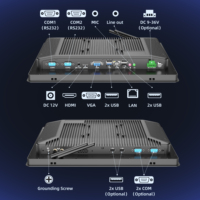 Panel PC Industrial Integrado Sin Ventilador con Pantalla Táctil Capacitiva de 13.3 Pulgadas, IP65, Procesador Intel I3/i5, Compatible con Sistemas Operativos Windows/Linux, OEM