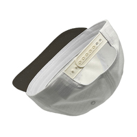 Gorra de 5 Paneles Ripstop Sin Estructura con Bordado, Visera Plana, Hebilla de Plástico, Ajuste Flexible, para Escalar, Montar, Gorra de Papá con Patrón de Letras, Unisex