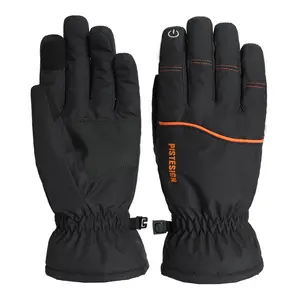 PISTESIGN wasserfeste Fahrradhandschuhe Winter-Touchscreen-Handschuhe für Radfahren mit Schlitzen an den Knöcheln rutschfest
