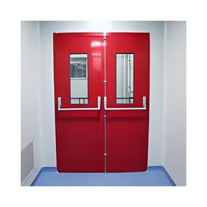 ประตูกันไฟแบบสองบาน สแตนเลส ทนไฟ สำหรับอาคารสำนักงาน ใช้ในเชิงพาณิชย์ - Product Image 2
