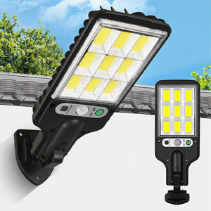 Promotion : <span class=keywords><strong>Applique</strong></span> murale solaire <span class=keywords><strong>LED</strong></span> extérieure en aluminium, longue bande, avec détecteur de mouvement, étanche, super lumineuse, éclairage de jardin intégré - Product Image 1