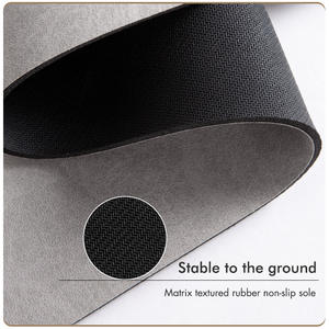 Alfombrilla para silla de oficina, rectangular, de PVC, antideslizante, de color sólido, para protección de escritorio y suelo de madera dura - Product Image 5