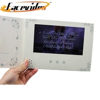 Livre d'images de mariage personnalisé de haute qualité, nouvelle technologie, carte de vœux, 7 pouces lcd, vidéo, affiche de brochures