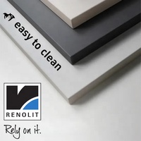 1220X2800X18mm Decoración para mascotas Tablero de MDF RENOLIT PST Premier Paneles de arcilla mate para muebles de interior