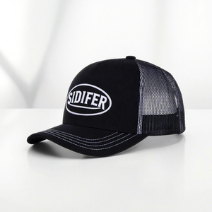 Hot Sale <strong>Dutch</strong> <strong>Trucker</strong> <strong>Hat</strong> 5-Panel 3D Embroidery Custom Logo Sun Protection Mesh 100% Polyester Casual Wear Outdoor Performance - Product Image 1