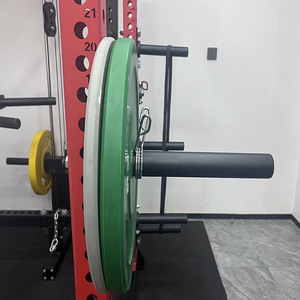 Support de rangement pour plaques de musculation et barre de traction - Compatible avec rack de musculation/support de squat, organisateur de plaques de poids robuste pour salle de sport - Product Image 5