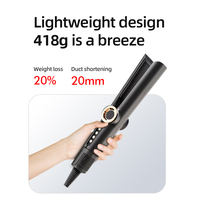 Ion 2 en 1 haute vitesse air froid et air chaud sèche-cheveux lisseur pour cheveux bouclés fer plat lisseur avec sèche-cheveux