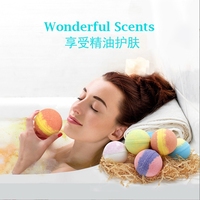 Oem bombe de bain personnalisée Fizzy marque privée bombe de bain naturelle coffret cadeau bombe de bain pour enfants avec jouets à l'intérieur