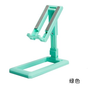 Desktop Folding Telescopic Phone Holder Portable <b>Tablet</b> <b>Stand</b> Lazy Person <b>Stand</b> Plastic Green Desk Use - Product Image 1