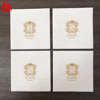 Serviettes de table Airlaid en pâte de bois vierge 1 pli pour fête d'anniversaire