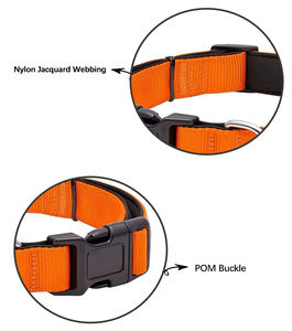 Op Maat Gemaakte Kat Hond Halsband Met Neopreen Zachte Kenmerken Persoonlijke Logo Gedrukt Huisdier Vrijgegeven Gesp Kraag - Product Image 2