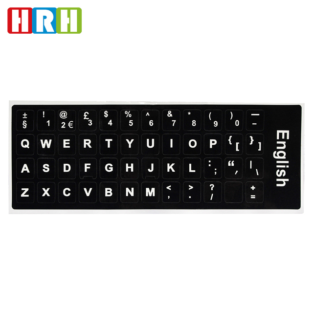 3M Custom Colorful Keyboard Sticker Arabic/Korean/Thai/Russian/French Keyboard Sticker Computer for apple for mac Book Pro