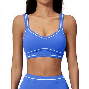 YK 2026 Nuovo <span class=keywords><strong>Reggiseno</strong></span> <span class=keywords><strong>Sportivo</strong></span> da Donna con Supporto Elevato, Morbido e Traspirante, con Schiena a U e Dettagli Colorati, Ideale per Yoga - Product Image 1