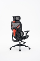 EN1335 Chaise de bureau de direction ergonomique durable Dossier de siège en maille réglable Soutien lombaire dynamique Accoudoir 6D Siège coulissant pivotant