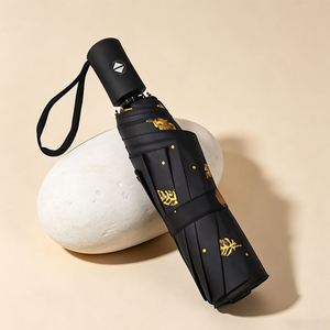 Parapluie promotionnel transparent automatique personnalisé avec impression de logo - Product Image 4