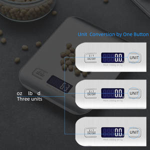 뜨거운 판매 주방 계량 체중계, 멀티 유닛 변환 전자 저울, 식품 계량 체중계 - Product Image 4