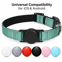 Traceur GPS intelligent pour animaux de compagnie, localisateur anti-perte, étanche, mini-traceur en métal, autonomie de 1 an, compatible avec Apple Find My (iOS) et Android