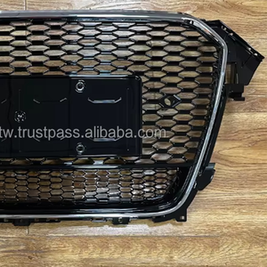 Grille de pare-chocs chromée avec cadre inférieur noir pour Audi A4L B8.5 RS4 13-16 lNew ABS MaterialDropshipping Agent Support - Product Image 4