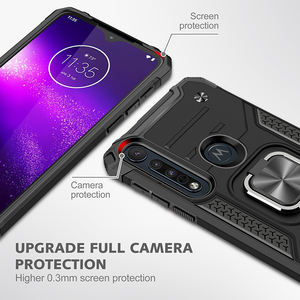 Funda de teléfono móvil de alta calidad, <span class=keywords><strong>ONE</strong></span> <span class=keywords><strong>Macro</strong></span> para <span class=keywords><strong>MOTOROLA</strong></span>/G8 Plus/G8, con soporte de anillo magnético - Product Image 5