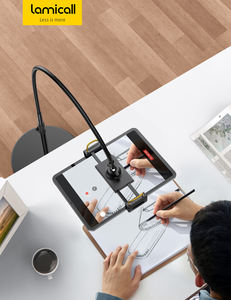 Support de tablette flexible Lamicall FT01, support de sol à col de cygne, hauteur réglable, support de téléphone stable, base rotative à 360 degrés <span class=keywords><strong>pour</strong></span> tablette intelligente - Product Image 5