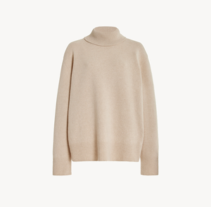 2025 Manufacturer Wool Quality <strong>Ladies</strong> Slouchy Hoodie Sweater Soft Cashmere Sweater Folded <strong>Turtle</strong> <strong>Neck</strong> Oversize Sweater <strong>Jumper</strong> - Product Image 1