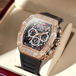 <b>Chronograph</b> <b>Automatic</b> Skeleton Mechanical Men Wrist Watch - Product Image 3
