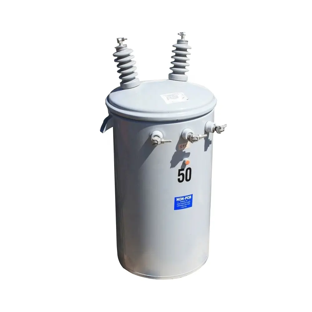 Single phase pole mounted transformer 13.8kv 100kva 75kva 50kva 37.5kva 25kva 15kva price