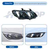 Phares HETOP US E93 2011-2013 Série 3, mise à niveau bicolore, phares LED DRL de style serpent, plug and play pour BMW