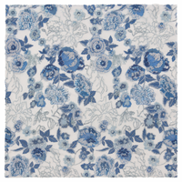 Tissu en maille tricotée brodé de sequins floraux bleus, tulle vintage à fleurs pour robe de soirée et robe de mariée pour filles