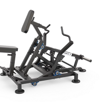 Machine de presse de poitrine de charge de plaque de musculation de musculation d'équipement de gymnastique réglable