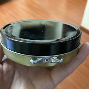 Cao Cấp Tùy Chỉnh Logo Rỗng Mỹ Phẩm Sáp Tròn Tin Container Cho Giày Đánh Bóng - Product Image 3