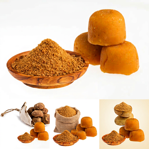 Nouvelle saison : Édulcorant de canne gourmet premium, Jaggery de canne frais, Nouvelle récolte, Poudre de canne gourmet - Product Image 1