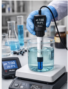 Hamilton EasyFerm Plus pH electrode for bioreactor high flow fermentation sanitary inline pH sensor probe - Product Image 3