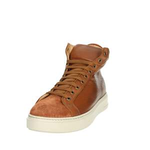 Baskets pour hommes NEVADA en cuir 44, chaussures épaisses à tige haute, marron - Product Image 6