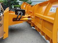 Accesorio Quitanieves BLVT para Minicargadora, Cuchilla con Bomba Hidráulica, Acoplamiento Rápido Universal, Remoción de Nieve de Alta Resistencia para Excavadora de 1T