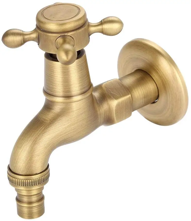 Washing Machine Water Faucet、G1/2 Brass No Leaking Wall Mounted Tap