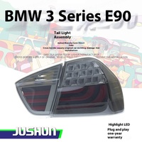 JUSHUN pour Série 3 E90 Ensemble de feux arrière 318i 320 325 LED Frein Arrière Lentille Rouge Ampoule H4 12V 8000 Lumens