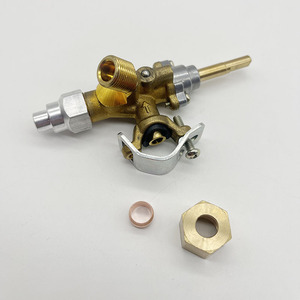 Soupape de sécurité de gaz pour four à gaz avec écrou de tuyau de gaz et installation d'olive - Product Image 5