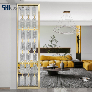 Màn hình Phòng ngăn kính kỹ thuật hiện đại phân vùng tường phòng khách thiết kế phân vùng - Product Image 3