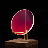 Revêtement plat en saphir personnalisable, revêtement antireflet AR, faible réflectivité, haute résistance aux dommages causés par le laser