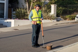 Localizador de Fugas Acústico Portátil Compacto A150 / Instrumento de Detección de Fugas por Micrófono de Suelo - Product Image 3