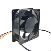 Ventilateur de refroidissement tout métal 120 mm DC 24 V 11000 tr/min, autoportant, ODM, résistant aux hautes températures (150 °C) pour chauffe-eau solaire