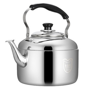 304 Stainless Steel Kettle With Lid Flat Bottom Large Capacity Household Whistling Kettle For Gas Stove Induction Cooker - Product Image 1