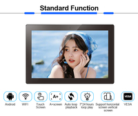 Red de control remoto de 10 pulgadas Pantalla táctil Android Pantalla de publicidad LCD Reproductor multimedia de señalización digital