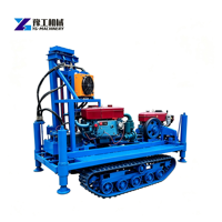 Pompe portable à moteur diesel YG 200 pour forage de puits artésien, hauteur de levage maximale 2,5 m, pour projets de forage de petite et moyenne profondeur